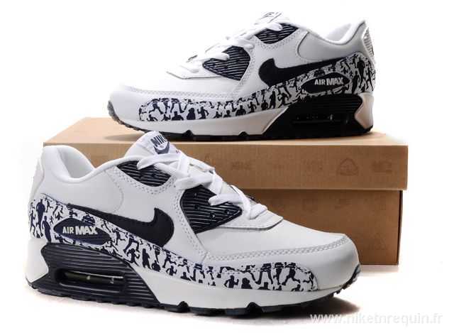 blanc et biack air max 90 (2)